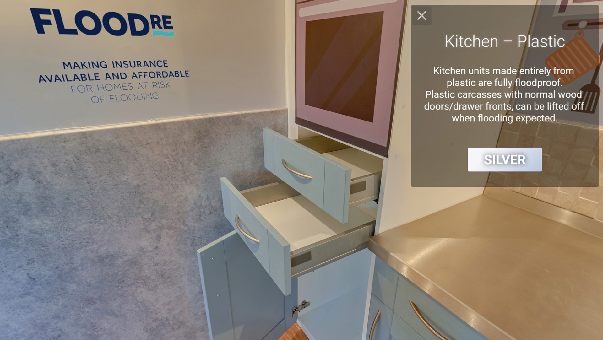 Floodmobile public display virtual reality