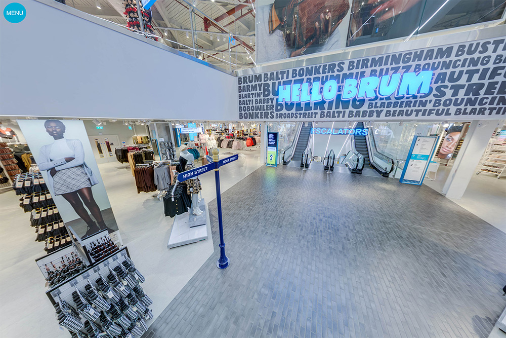Primark virtual shoppable store