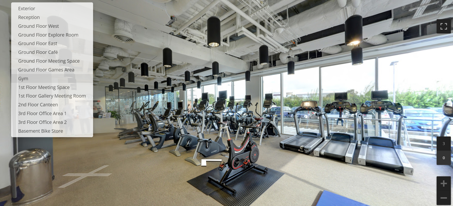 o2 gym virtual tour recruitment
