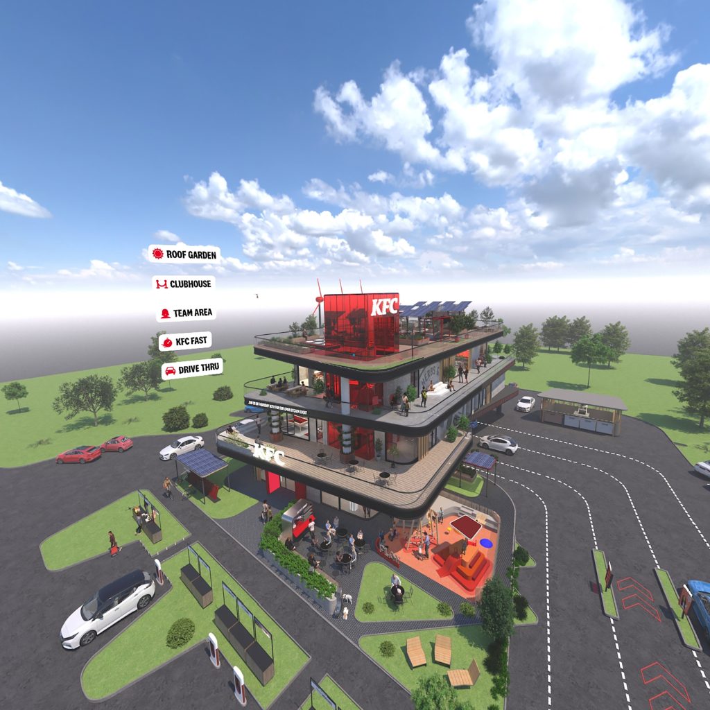 metaverse world KFC brand