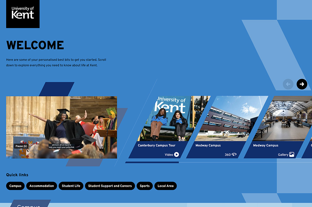 University of Kent Virtual Open Day