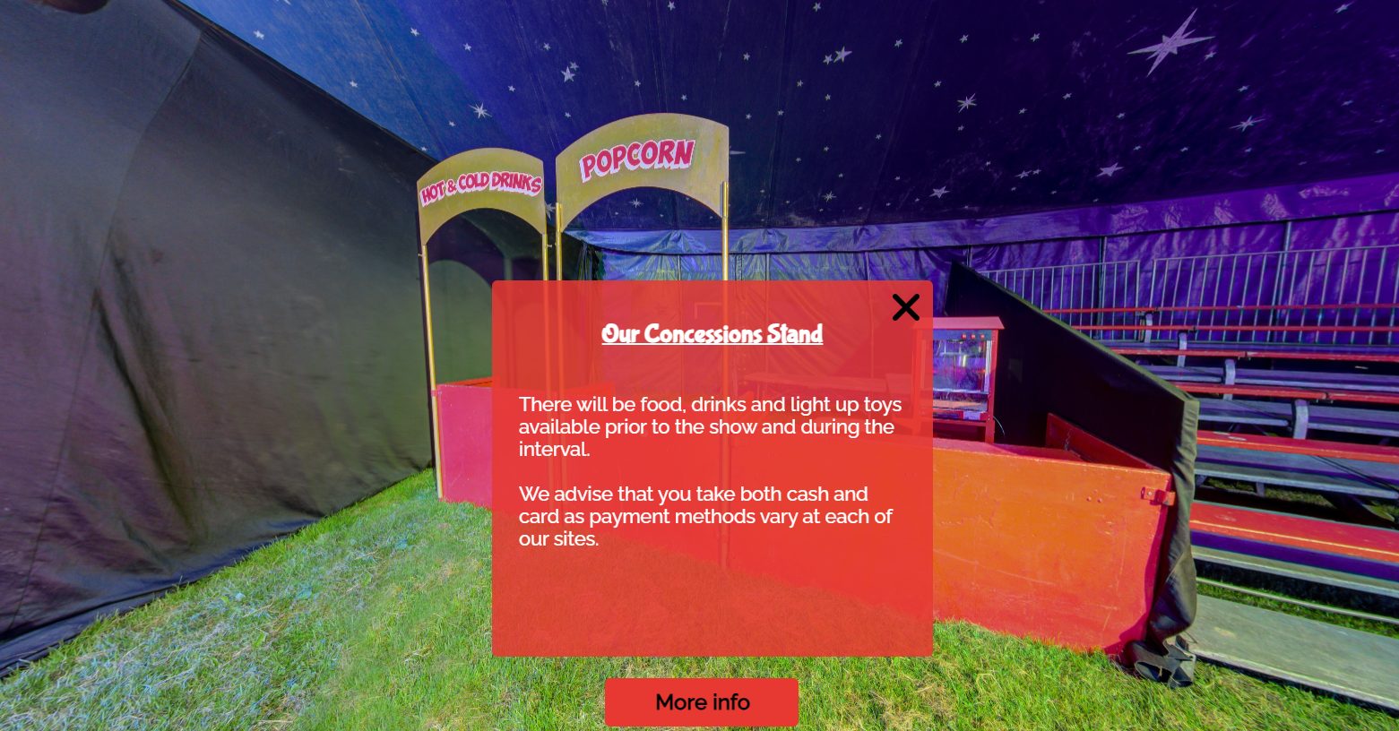 Circus Starr Virtual Tours