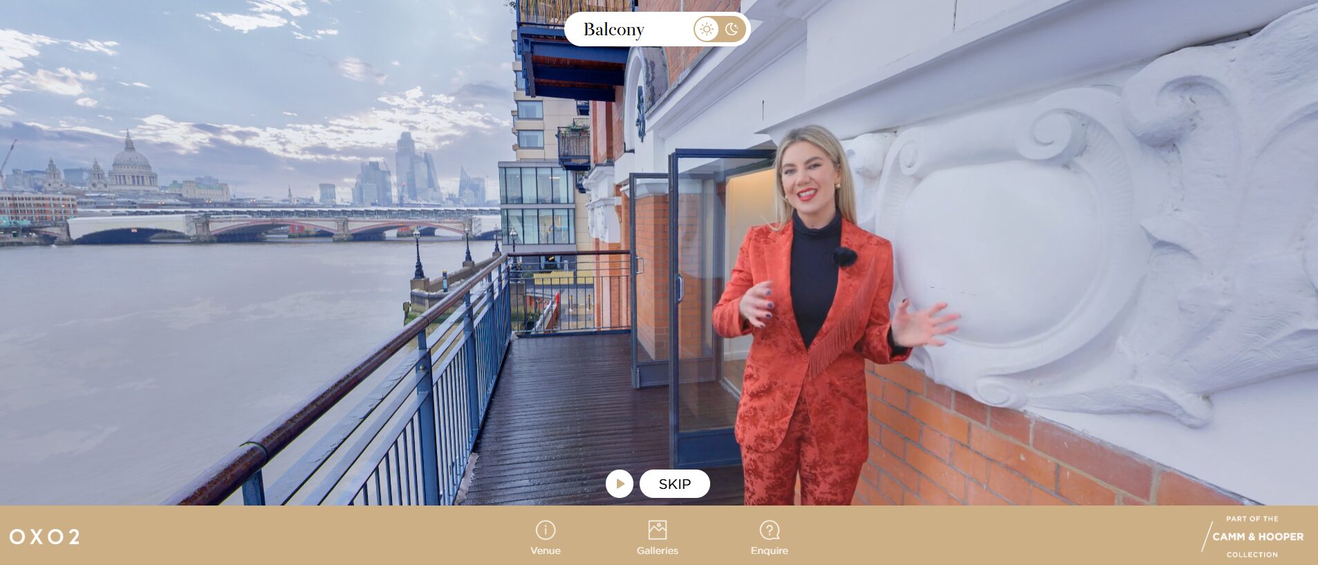 OXO Tower Virtual Venue Tour | Immersive Event Space Marketing Case Study